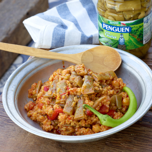 Fasulyeli Bulgur Pilavı